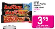 Nestle Bar-One Regular, Peanut Or Coffee Infused-Each