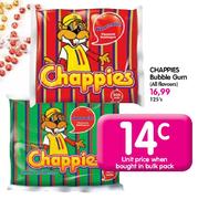 Chappies Bubble Gum-125's