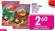 Simba Potato Chips-48x36g