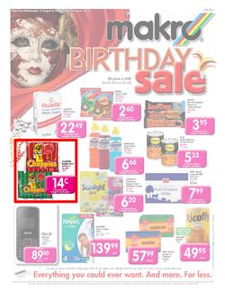 Makro : Birthday Sale - Cape Town Only (13 Aug - 29 Aug), page 1