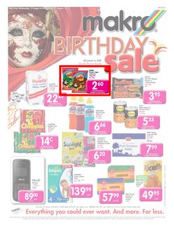 Makro : Birthday Sale - Cape Town Only (13 Aug - 29 Aug), page 1