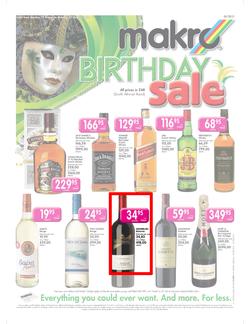 Makro : Birthday Sale Liquor (19 Aug - 27 Aug), page 1