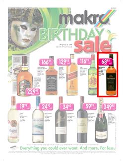 Makro : Birthday Sale Liquor (19 Aug - 27 Aug), page 1