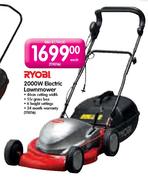 Ryobi 2000W Electric Lawnmower-Each