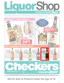 Checkers KZN : LiquorShop (20 Aug - 2 Sep), page 1