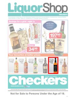 Checkers Eastern Cape : LiquorShop (20 Aug - 2 Sep), page 1