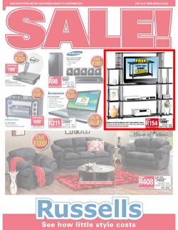 Russells : Sale (22 Aug - 19 Sep), page 1