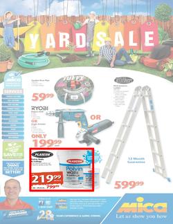 Mica : Yard Sale (21 Aug - 2 Sep), page 1