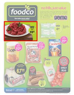 Foodco Western Cape : No Frills, Just Value (22 Aug - 26 Aug), page 1
