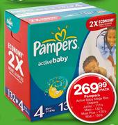 Pampers Active Baby Mega Box Diapers Junior-111's Per Pack