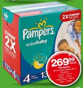 Pampers Active Baby Mega Box Diapers Maxi Plus-120's Per Pack