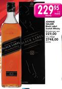 Johnnie Walker Black Label Scotch Whisky-12 x 750ml