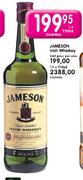Jameson Irish Whiskey-750ml