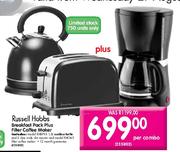 Russell Hobbs Breakfast Pack Plus Filter Coffee Maker-Per Combo