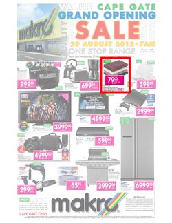 Makro : Cape Gate Grand Opening (29 Aug - 2 Sep), page 1