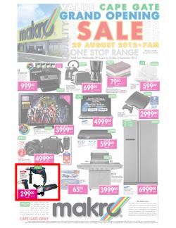 Makro : Cape Gate Grand Opening (29 Aug - 2 Sep), page 1