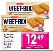 Bokomo Weet-Bix-6x450g