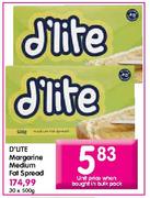 D'Lite Margarine Medium Fat Spread-30x500g