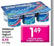Parmalat Smooth Yoghurt-6x100g