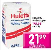 Huletts White Sugar-8x2.5kg
