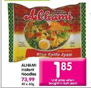 Alhami Instant Noodles-40x60g