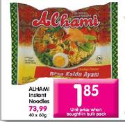 Alhami Instant Noodles-60g Each