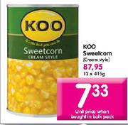 Koo Sweetcorn-12x415g