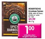 Robertsons Envelope Spices-40x7g