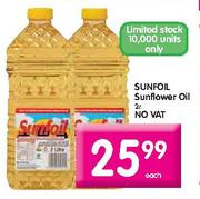 Sunfoil Sunflower Oil-2l Each