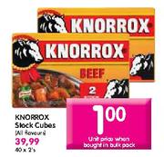 Knorrox Stock Cubes-40x2's