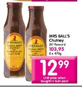 Mrs Ball's Chutney-470g Each