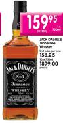 Jack Daniel's Tennessee Whiskey-12 x750ml