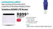 Vodafone B2000 LTE Router-On My Gig 20**