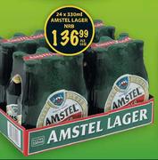 Amstel Lager NRB-24 x 330ml Per Case