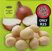 Foodco Potato-3kg and Onion-3kg