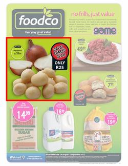 Foodco Gauteng & Polokwane : No Frills, Just Value (29 Aug - 2 Sep), page 1