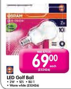 LED Golf Ball-2W Each
