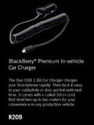 Blackberry Premium In-Vehicle Car Charger-Each