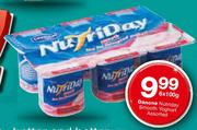 Danone Nutriday Smooth Yoghurt-6 x 100gm
