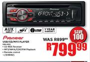 Pioneer USB/CD/MP3 Player-DEH-1450