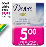 Dove White Soap-4x100g