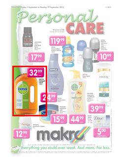 Makro : Personal Care (7 Sep - 17 Sep), page 1