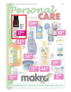 Makro : Personal Care (7 Sep - 17 Sep), page 1