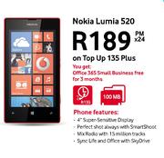 Nokia Lumia 520-On Top Up 135 Plus