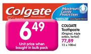 Colgate Toothpaste-100ml