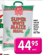 First Value Super Maize Meal-12.5kg Each