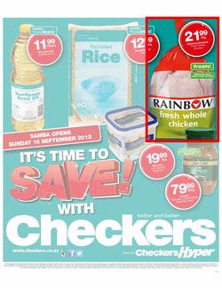 Checkers Northern Cape : It's Time to Save (13 Sep - 24 Sep), page 1