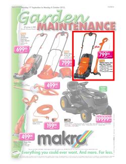 Makro : Garden Maintenance (17 Sep - 8 Oct), page 1