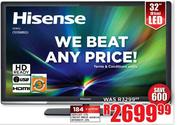 Hisense 32" LED HD Ready TV
