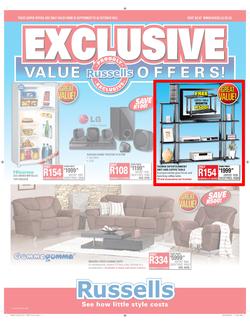 Russells : Exclusive Value Offers (25 Sep - 20 Oct), page 1